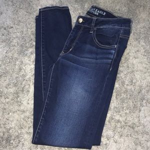 American Eagle dark wash jeggings